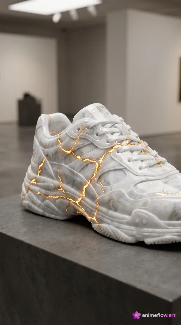 Kintsugi Sneaker Sculpture
