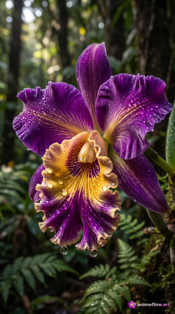 Dew-Kissed Orchid Splendor