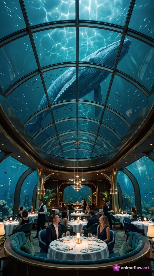 Whale Over Glass Dining