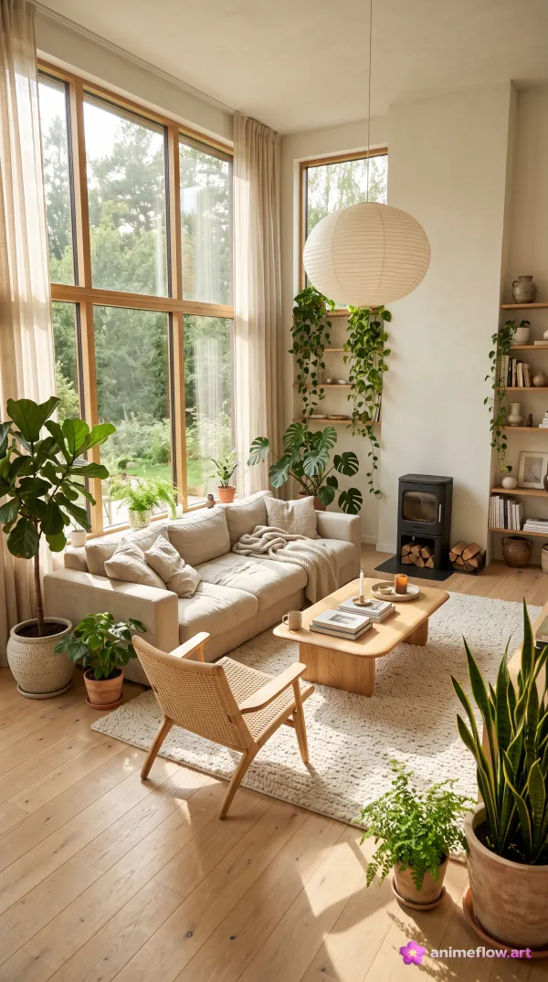 Sunlit Serenity Living Room