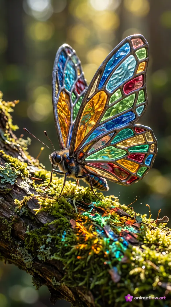 Stained Glass Butterfly Magic