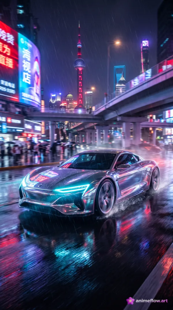 Neon Rain Runner