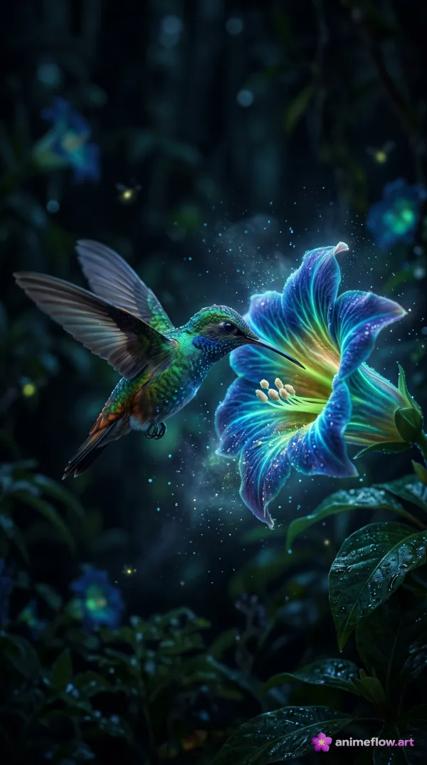 Midnight Jewel Hummingbird