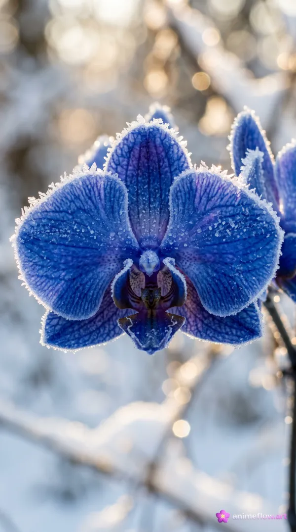 Frosted Blue Orchid Glow
