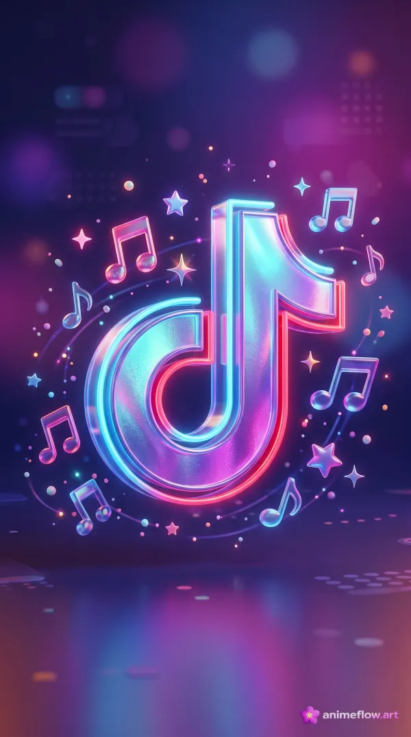 Neon Tiktok Dreamscape