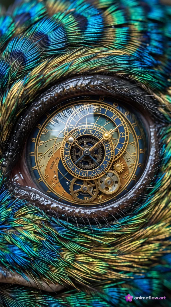 Peacock Clockwork Oculus