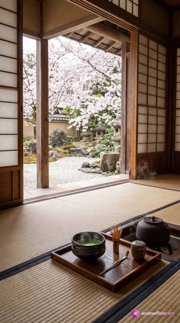 Tranquil Tea Room Serenity
