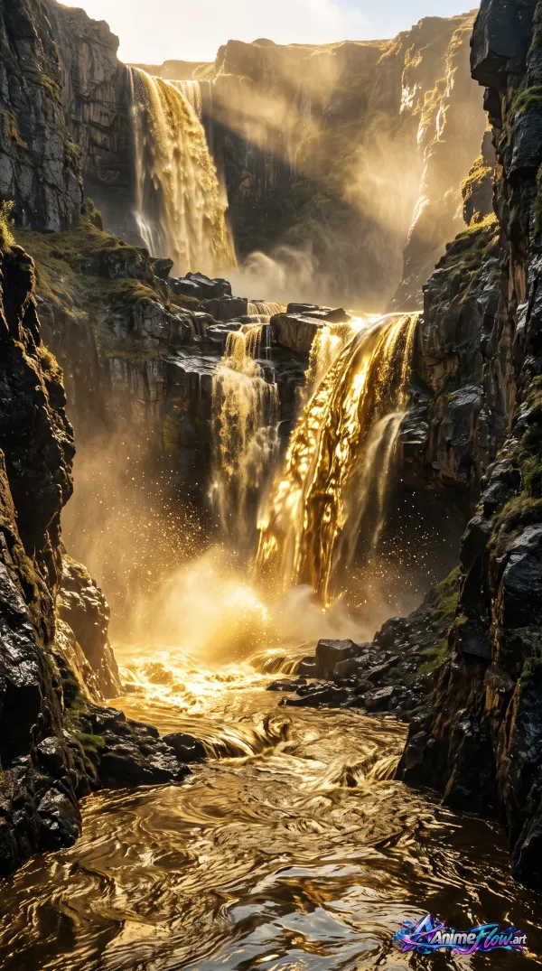 Golden Cascade Of Dreams