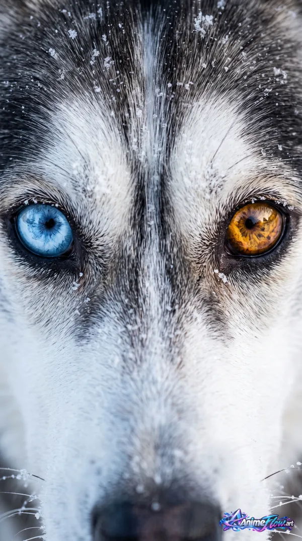 Frosted Gaze Of The Wild