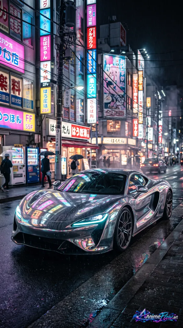 Neon Rain Drive