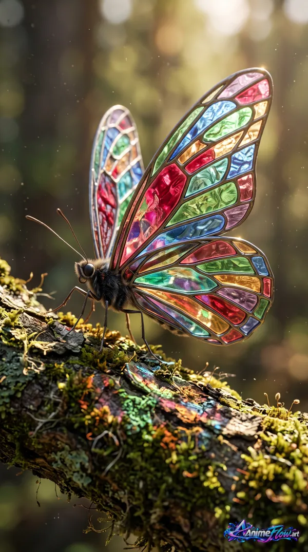 Stained Glass Butterfly Dreams