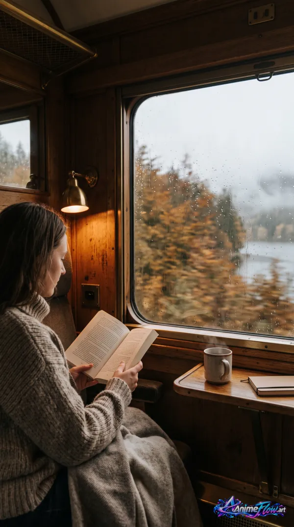 Rainy Pages & Amber Glow