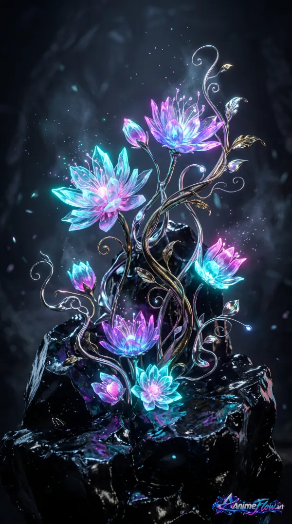 Crystalline Lotus Dreams