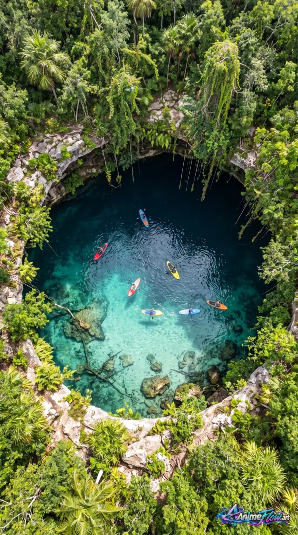Turquoise Cenote Kayak Escape
