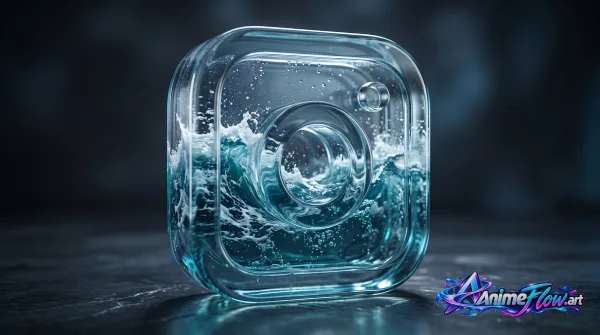 Liquid Glass Cube