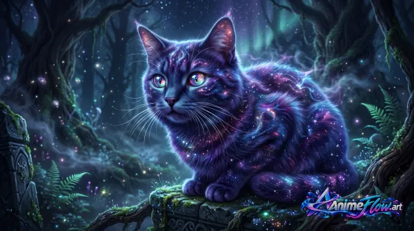 Cosmic Feline Dream