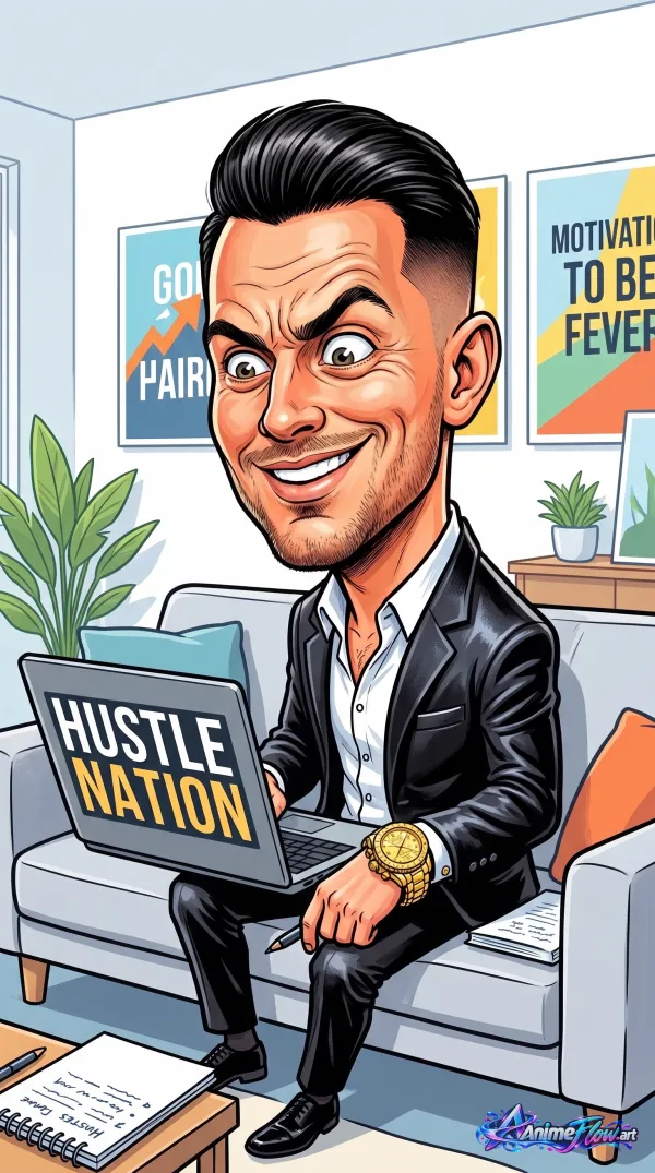 Hustle Nation Caricature