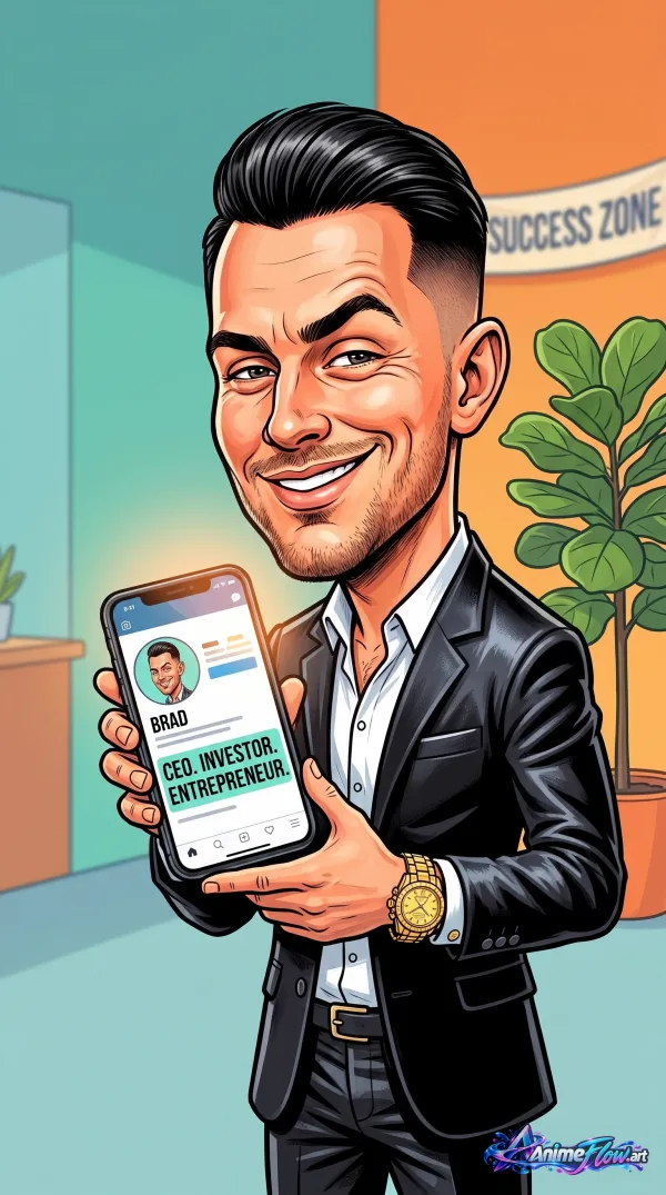 Brad The Ceo Caricature