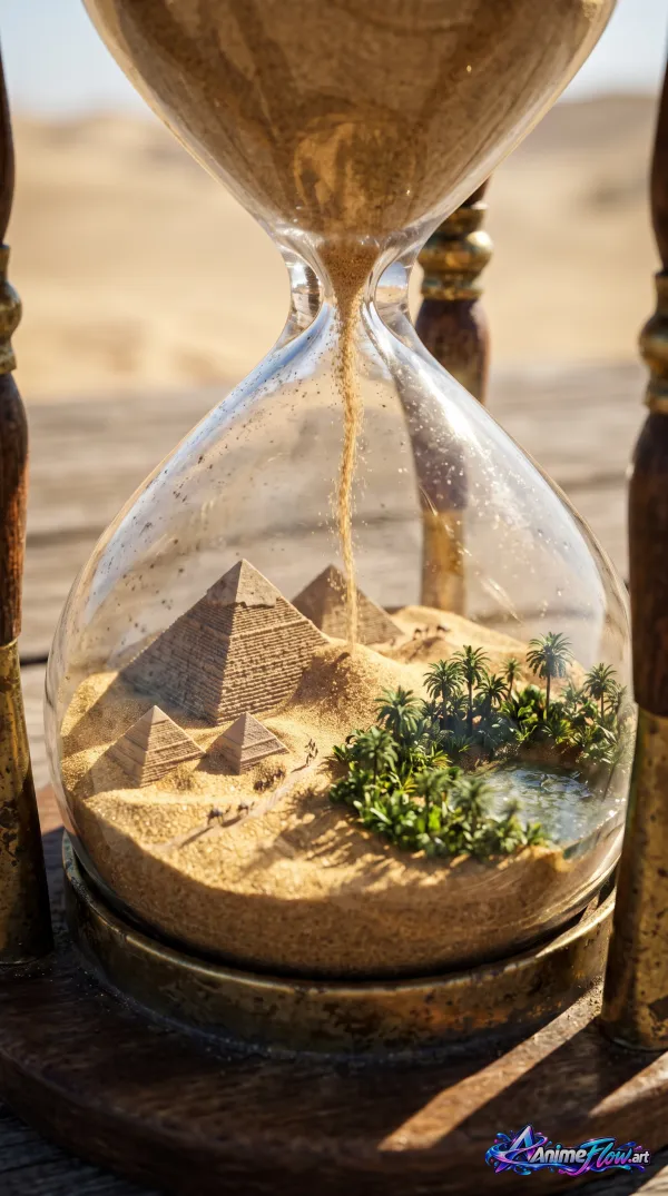 Timeless Oasis Hourglass