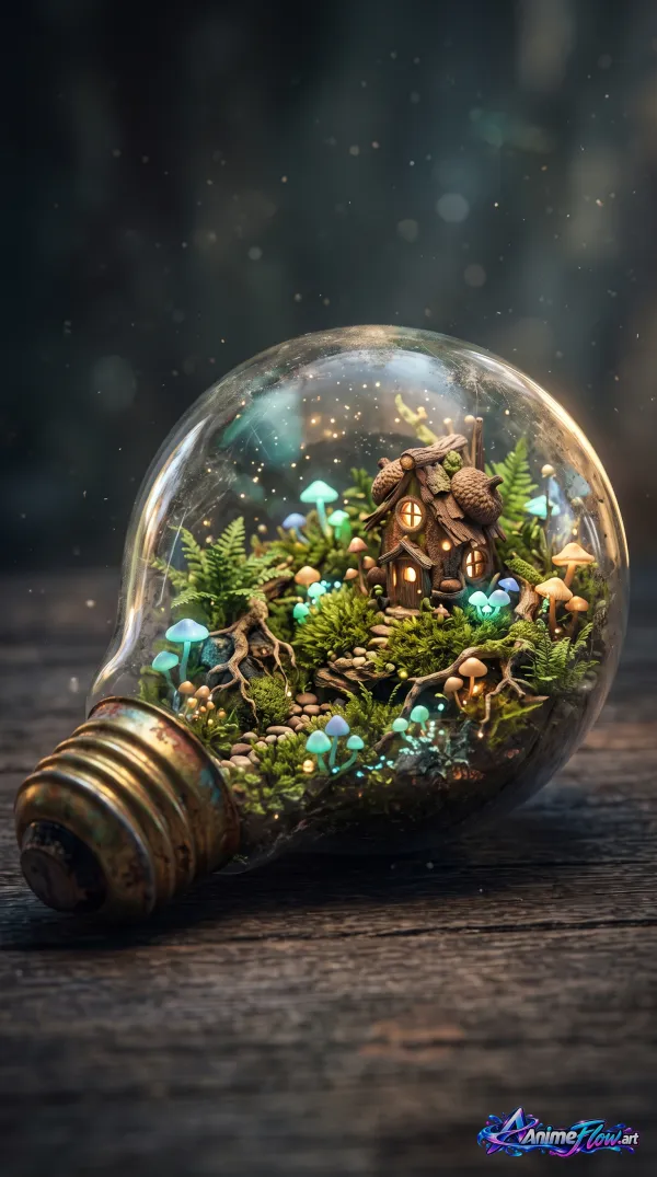 Enchanted Bulb Diorama