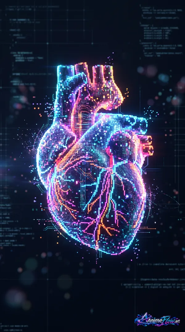 Neon Pulse Heart
